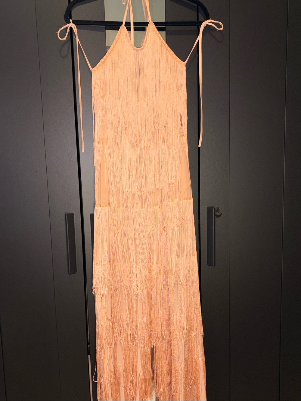 Pink Fringe Romper